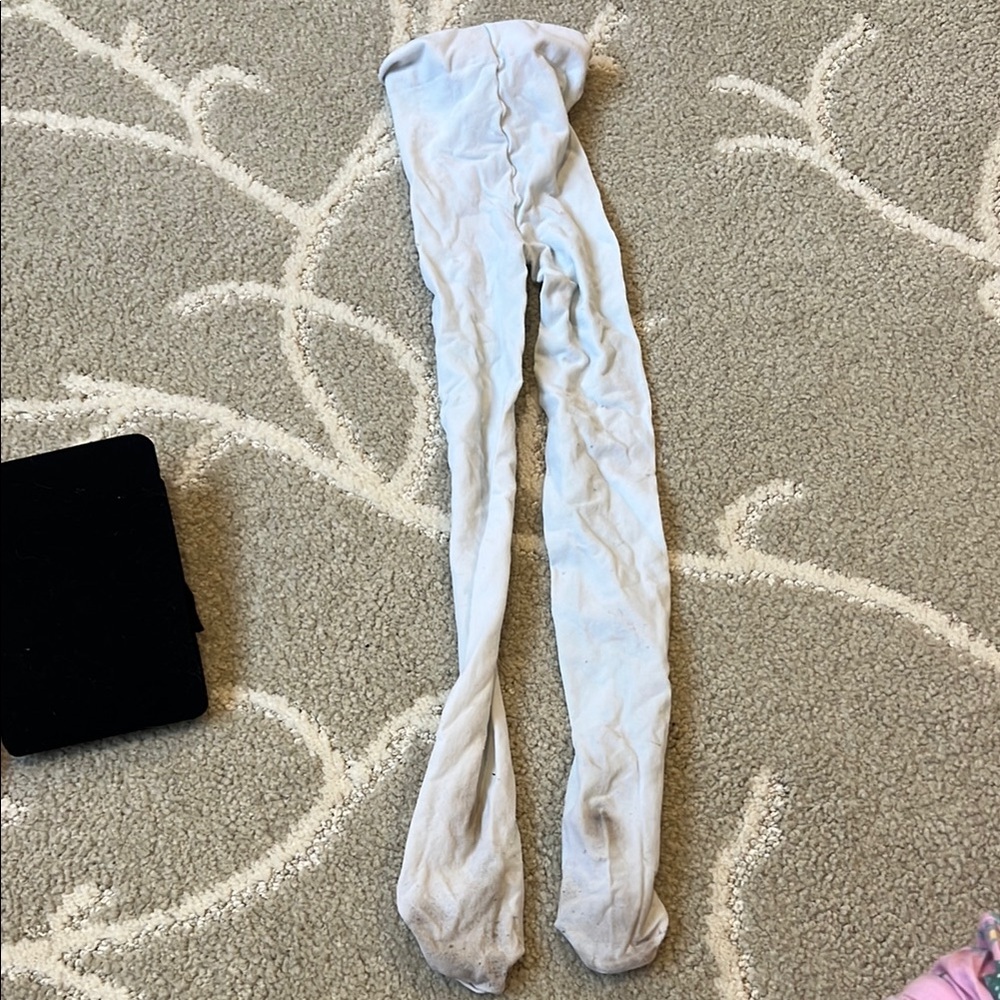 Pink and black and white tights Set 4t-5t - Picture 6 of 6